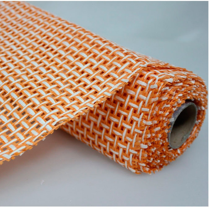 Сетка Бумажная 2-х цветная Оранжевая