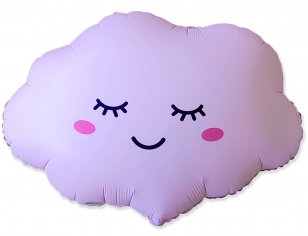 Шар Мини-фигура Облако Розовое, Матовое