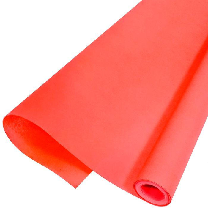 Пергамент флористический Ярко-красный / рулон